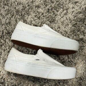 Vans Platform Slip Ons, Size 9